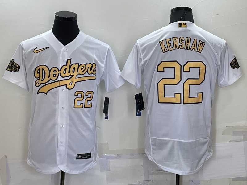 Los Angeles Dodgers #22 Clayton Kershaw Number White 2022 All Star Stitched Flexbase Nike Jersey,We sell and wholesale Los Angeles Dodgers #22 Clayton Kershaw Number White 2022 All Star Stitched Flexbase Nike Jersey on line form chian!